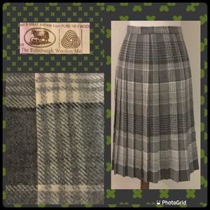 🏁Great Britain small plaid Vintage wool Edinburgh Woolen Mills